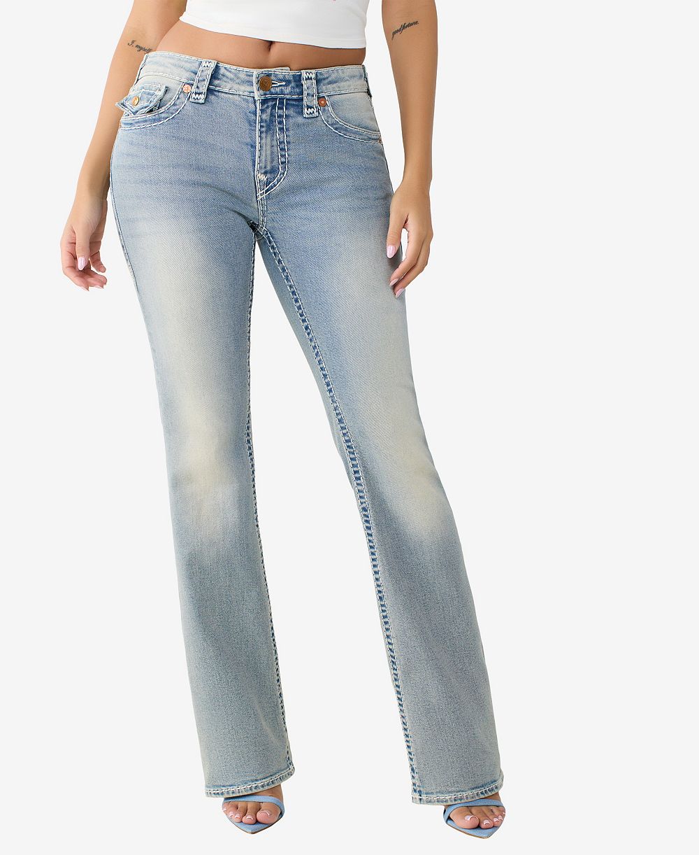 True Religion Women's Becca Bootcut Tiger Super T Jeans