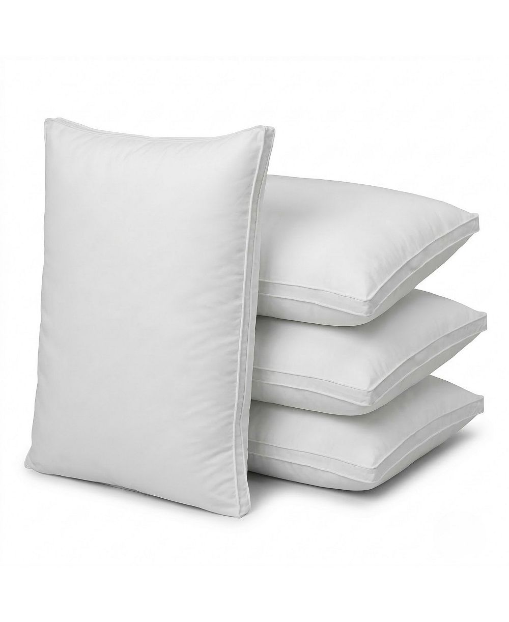 Ella Jayne Plush and Supportive Gusseted 4-Pack Pillows, Queen