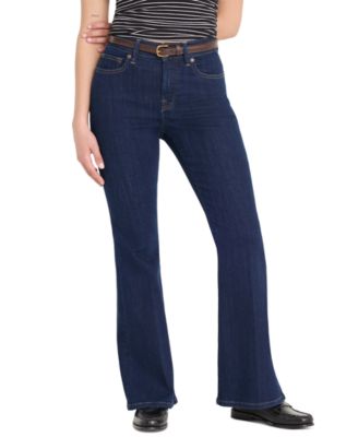Good American Petite Mid-Rise Flare Jeans