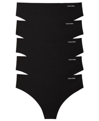 Calvin Klein Invisibles бесшовные микрофибровые трусики, 5 шт., QD5418