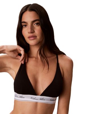 Calvin Klein Icon хлопково-модальный бюстгальтер-треугольник с регулируемыми лямками, QF9068