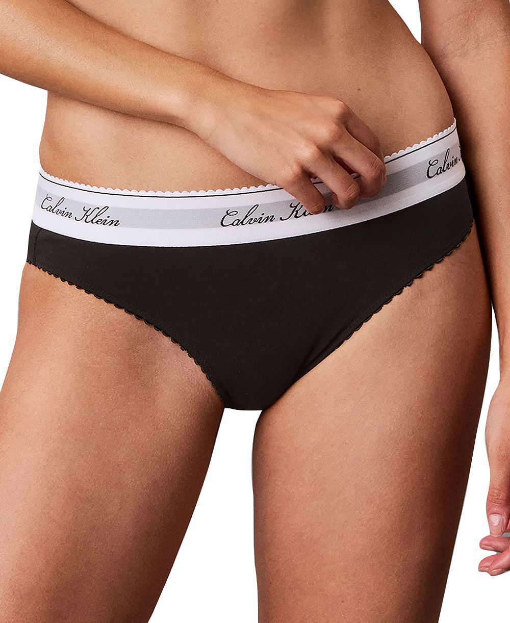 Бикини Calvin Klein Icon Cotton-Modal Blend Script, QF9073