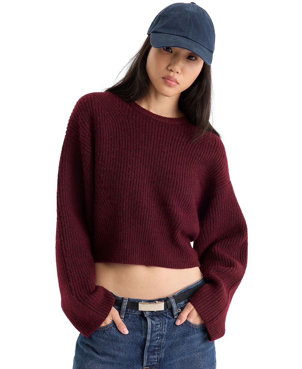 Good American Women's Chunky Knit Sweater