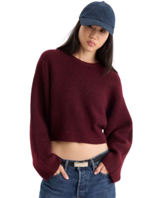 Женский вязаный свитер Good American Chunky Knit Pull-On