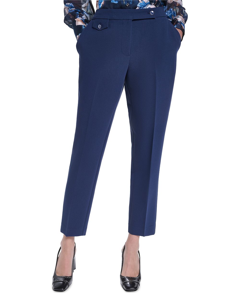 Женские брюки KARL LAGERFELD PARIS Mid-Rise Ankle Pants