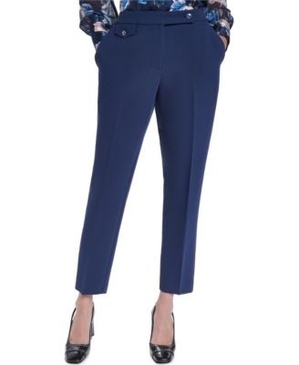 Женские брюки KARL LAGERFELD PARIS Mid-Rise Ankle Pants