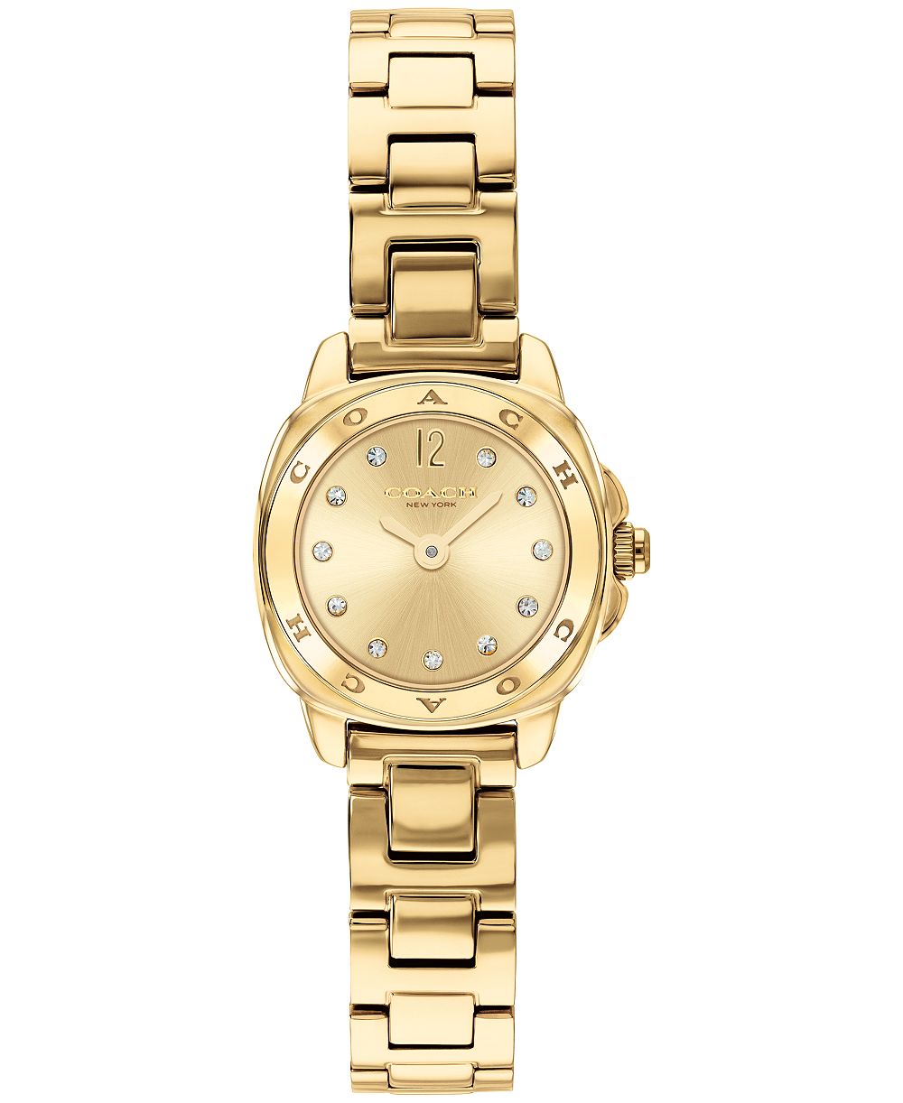Женские часы COACH Kitt Gold-Tone Stainless Steel, 21mm
