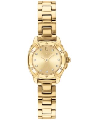COACH Women's Kitt Gold-Tone Stainless Steel Bracelet Watch 21mm