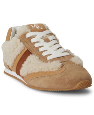 Женские кроссовки Lauren Ralph Lauren Dani Low Profile с мехом овчины