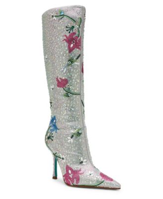 Женские туфли Betsey Johnson x Paris Hilton Rhinestone Floral Stiletto