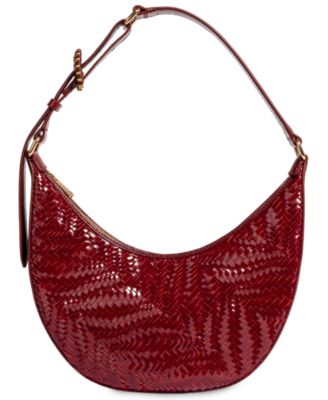 Sam Edelman Charli Woven Crescent Adjustable Small Shoulder Handbag