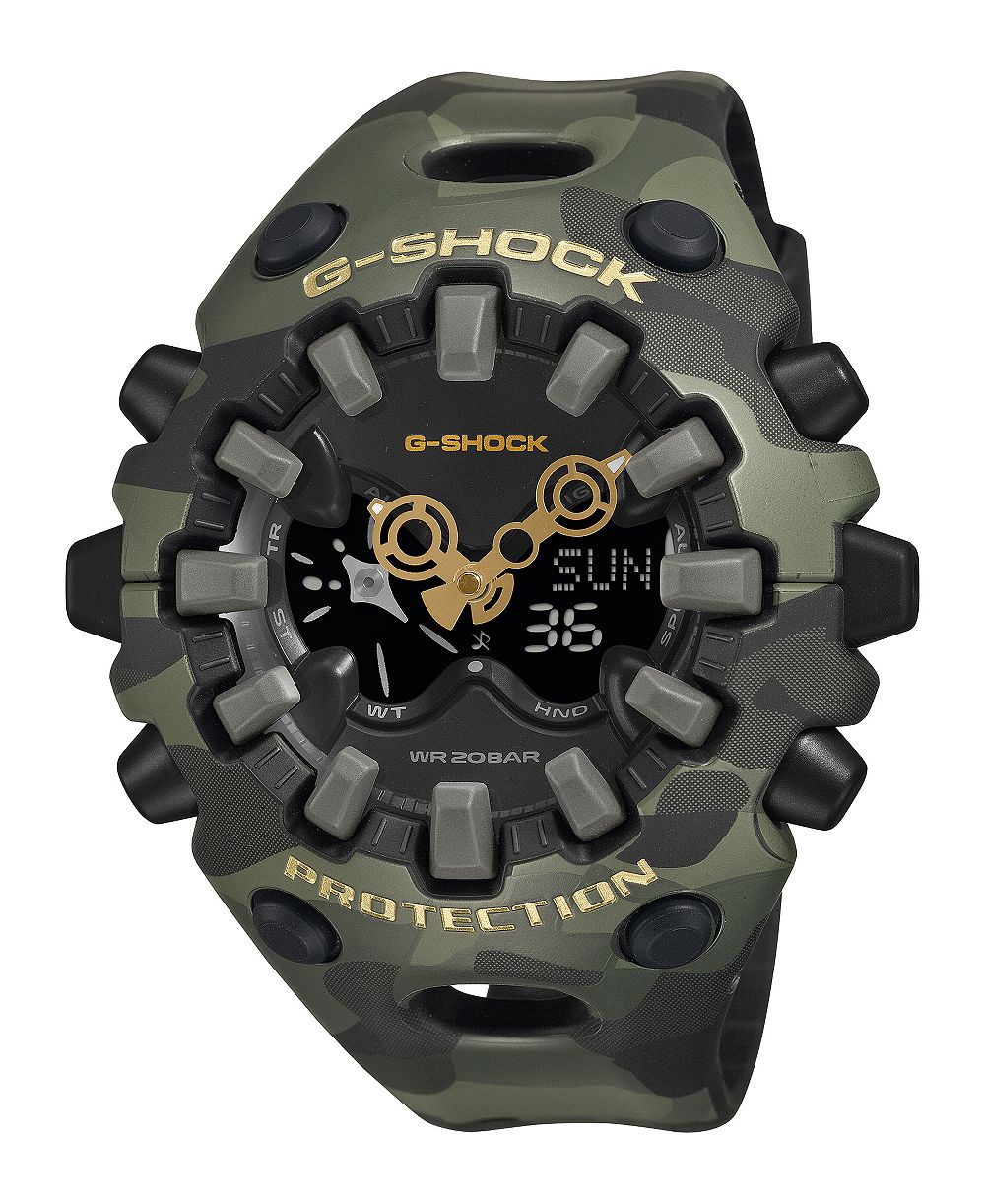 Часы G-Shock Men's Black Camo Resin 58.2mm