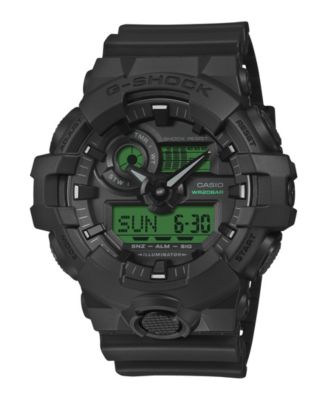 G-Shock Мужские часы из черной смолы, японский кварц, 53.4mm