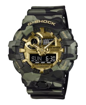 Мужские часы G-Shock Black Camo Resin 53.4mm