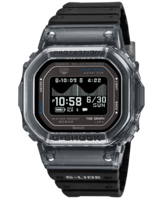 G-Shock Мужские часы Japanese Quartz Black Soft Urethane 51.1mm