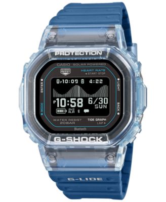 Мужские часы G-Shock Japanese Quartz Blue Soft Urethane 51.1mm