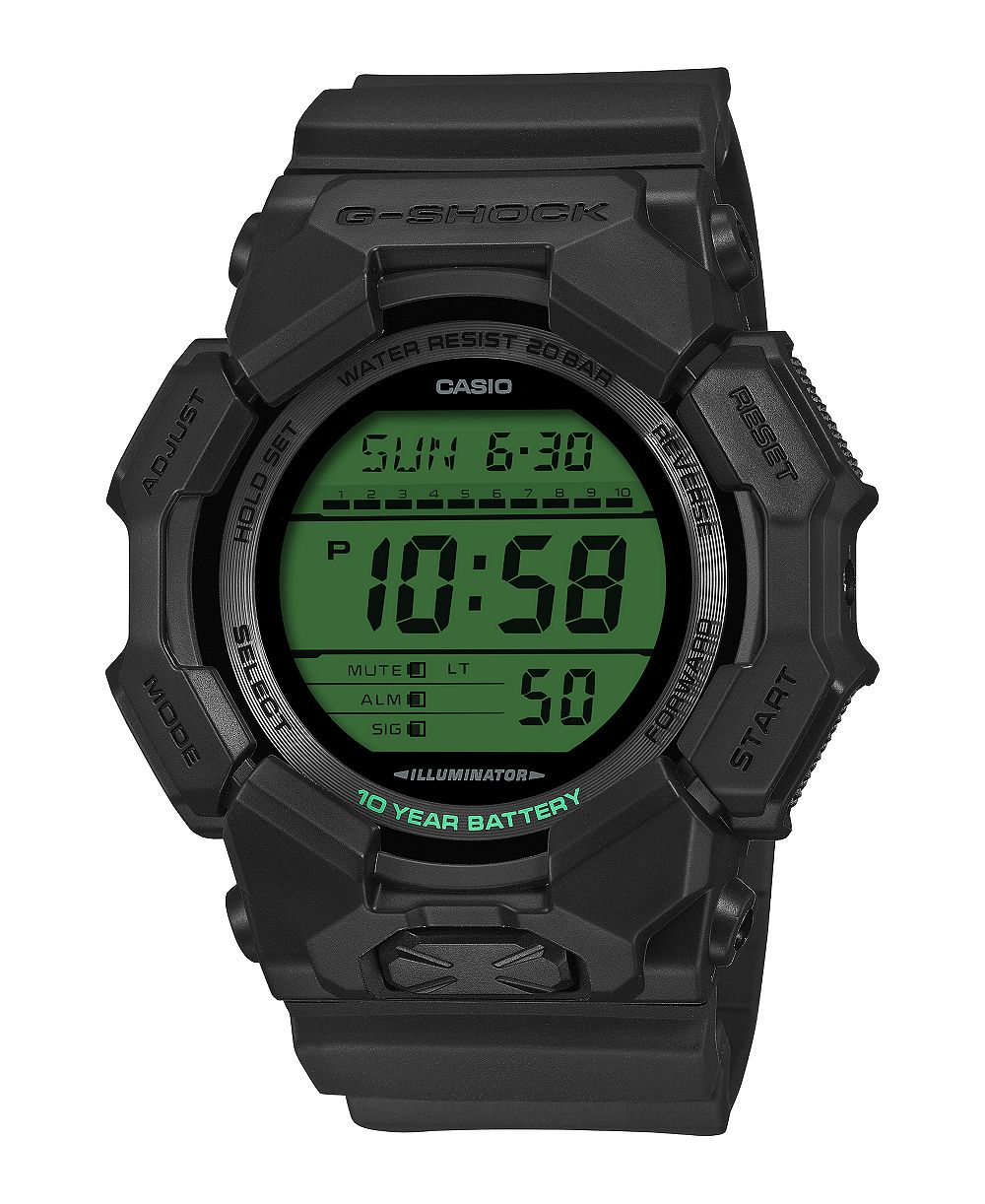 Мужские часы G-Shock Japanese Quartz Black Resin 51.9mm