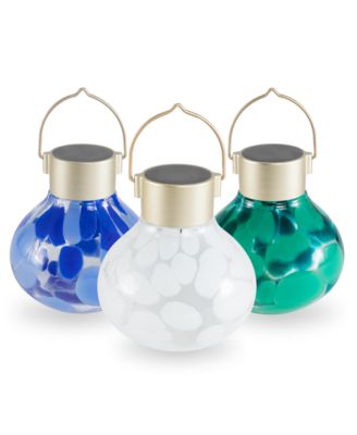 Солнечный фонарь Allsop Home & Garden, разноцветный, 3 шт.