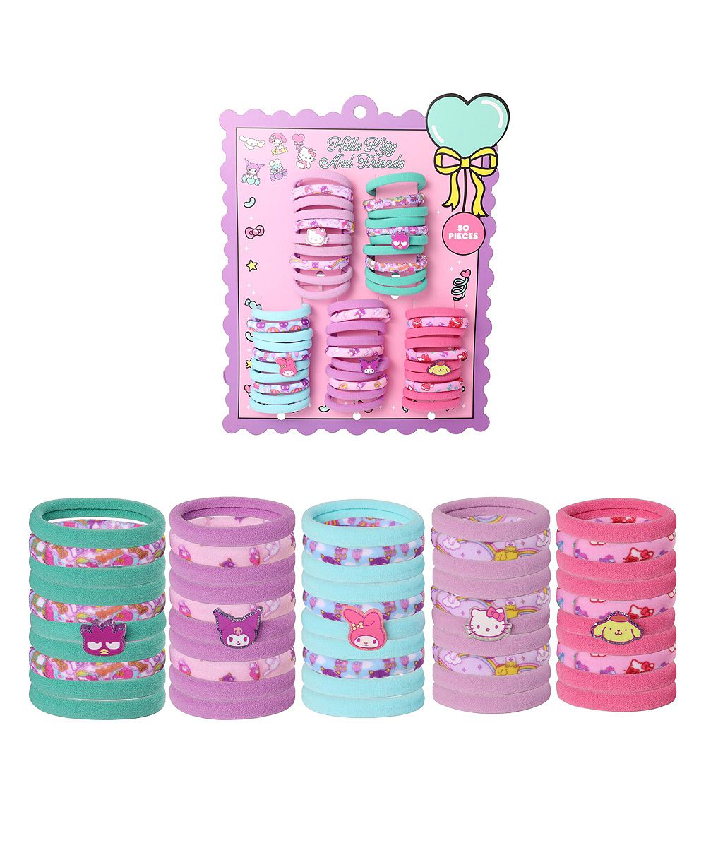Hello Kitty аксессуары для волос Hello Kitty and Friends 50 шт