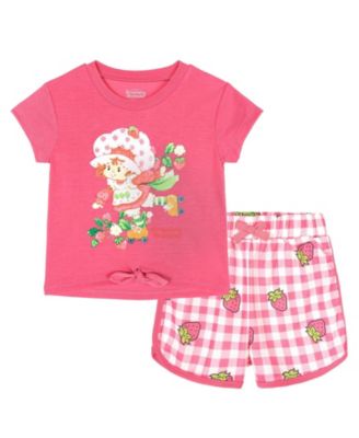 Комплект из 2 предметов Strawberry Shortcake для малышей: футболка и шорты с дельфинами