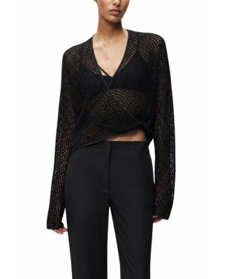 Женская блузка NOCTURNE wrap mesh