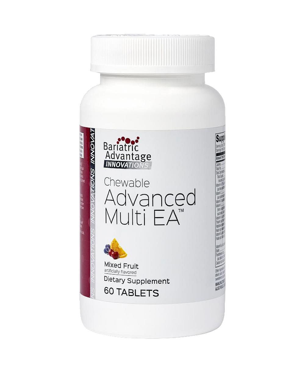Bariatric Advantage Chewable Advanced Multi EA High Potency Daily Multivitamin with Iron for Bariatric Surgery Patients 60 Count