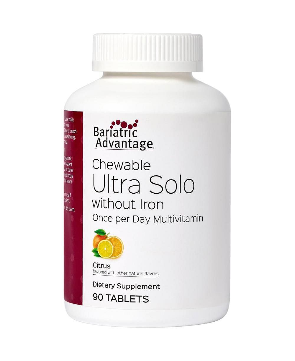 Добавка Bariatric Advantage Chewable Ultra Solo Without Iron Citrus 90 Tablets Pack of 1