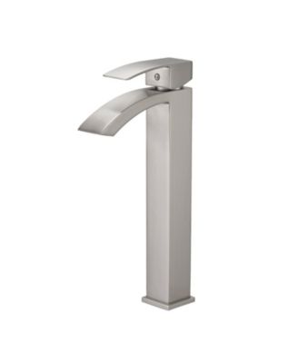 Смеситель для раковины BUSDAYS Brushed Nickel Single Handle Modern Single Hole