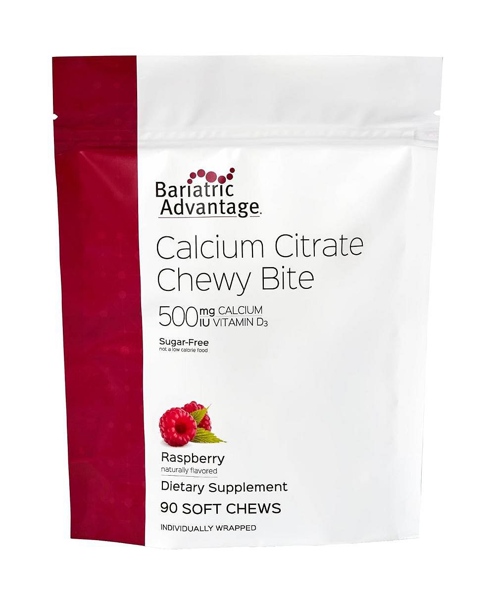 Bariatric Advantage жевательные таблетки кальция с цитратом, 500 mg, 90 шт.