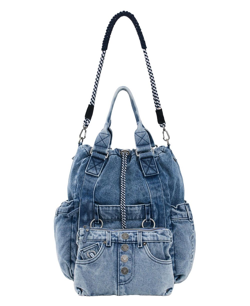 Desigual Женский Large denim backpack