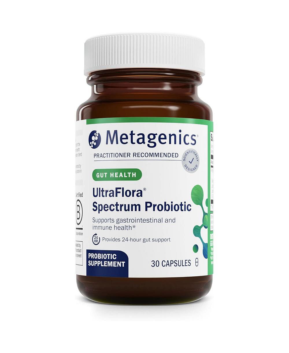 Пробиотик Metagenics UltraFlora Spectrum для здоровья кишечника и микробиома, 30 капсул