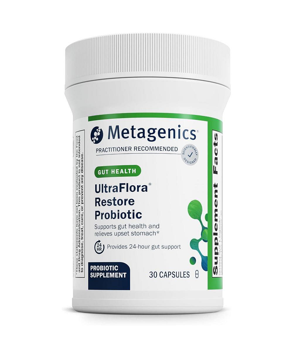 Metagenics UltraFlora Restore пробиотик, 20 Billion CFU, 30 капсул