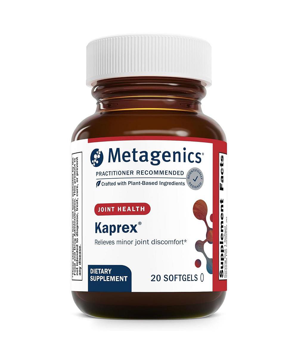 Metagenics Kaprex добавка для поддержки суставов с экстрактами хмеля, розмарина и листьев оливы, 20 капсул