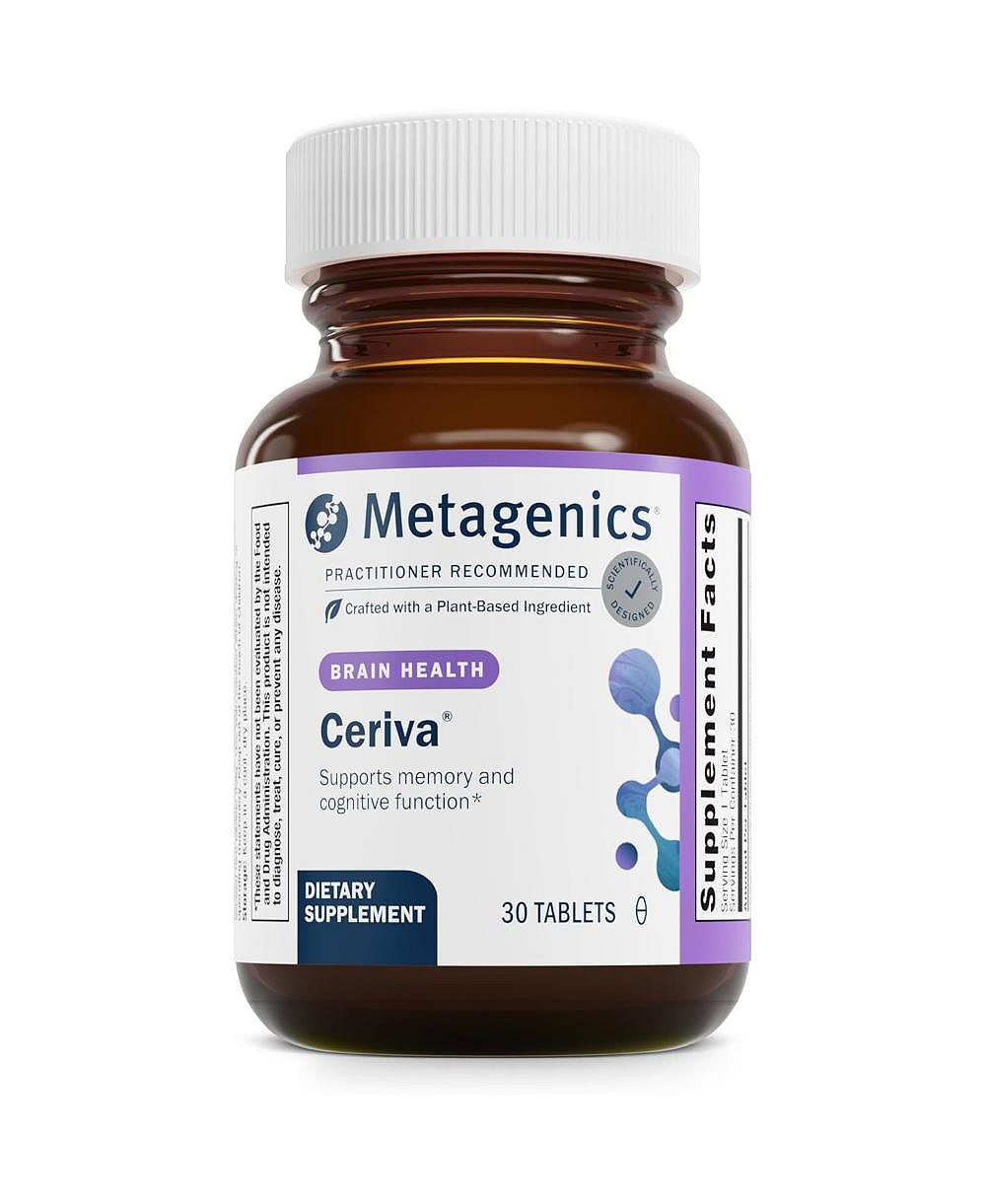 Формула поддержки когнитивных функций и памяти Metagenics Ceriva с Huperzine A