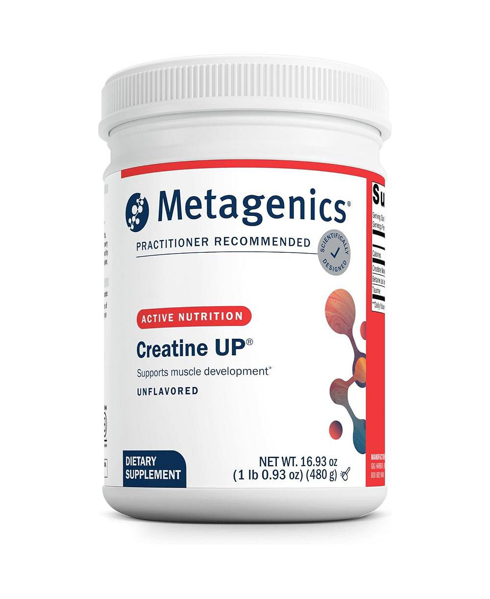 Добавка Metagenics Creatine UP для женщин и мужчин с бетаином и таурином, поддержка роста мышц и восстановления, Non GMO