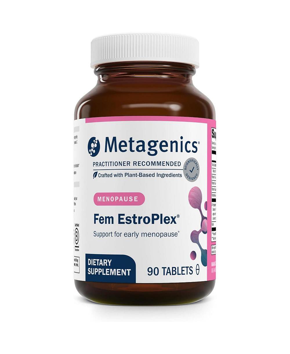 Metagenics Fem EstroPlex добавка для поддержки при раннем климаксе с одуванчиком, валерианой, крапивой и вишней