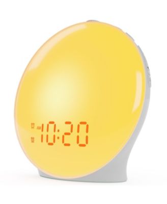 JALL Sunrise Dual Alarms 17 Nightlights Desk Clock