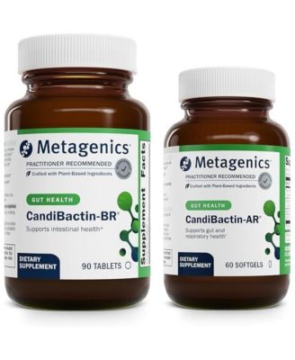 Metagenics Bundle - CandiBactin-BR (90 Tablets) и CandiBactin-AR (60 Softgels) для поддержки кишечника