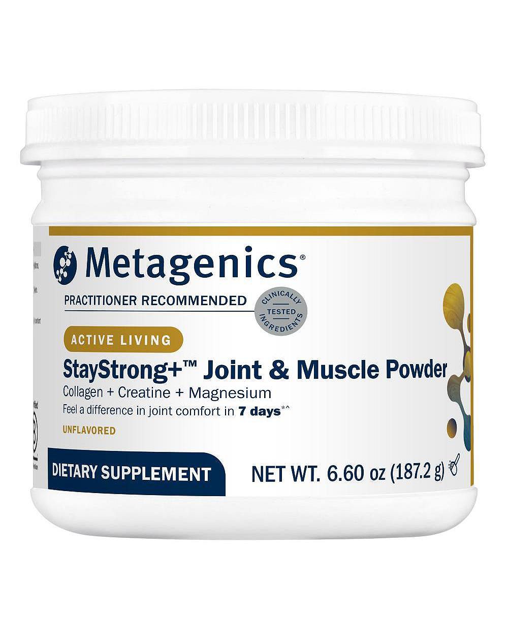 Коллагеновая и креатиновая смесь Metagenics StayStrong Plus для суставов и мышц, 30 порций