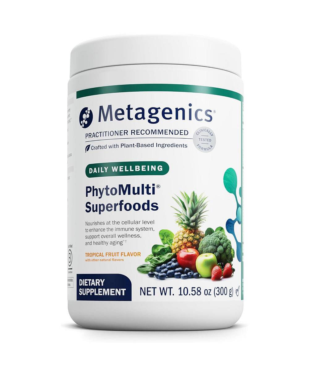 Metagenics PhytoMulti порошок из суперфутов (фрукты и овощи) для поддержки иммунитета 10.58 Ounce