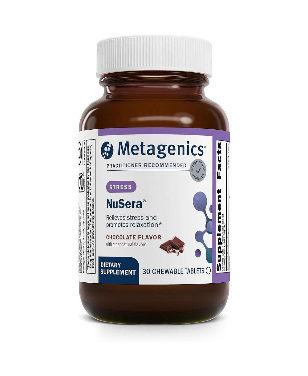 Metagenics NuSera Chocolate-Flavored Chewable Stress and Calm Support 30 таблеток