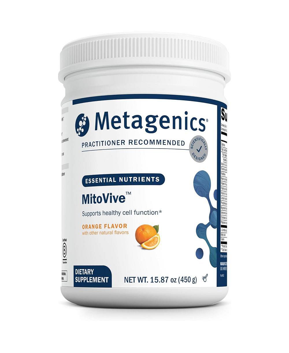 Metagenics MitoVive - добавка для поддержки митохондрий и энергии - с аминокислотами, магнием, L-карнитином и таурином - 30 порций