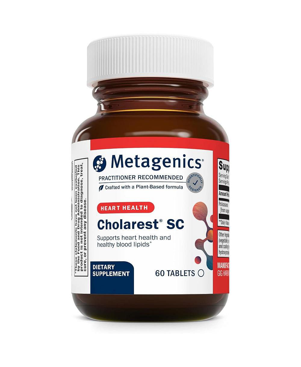 Добавка Metagenics Cholarest SC Policosanol для поддержки кровообращения и сердечно-сосудистой системы 60 таблеток