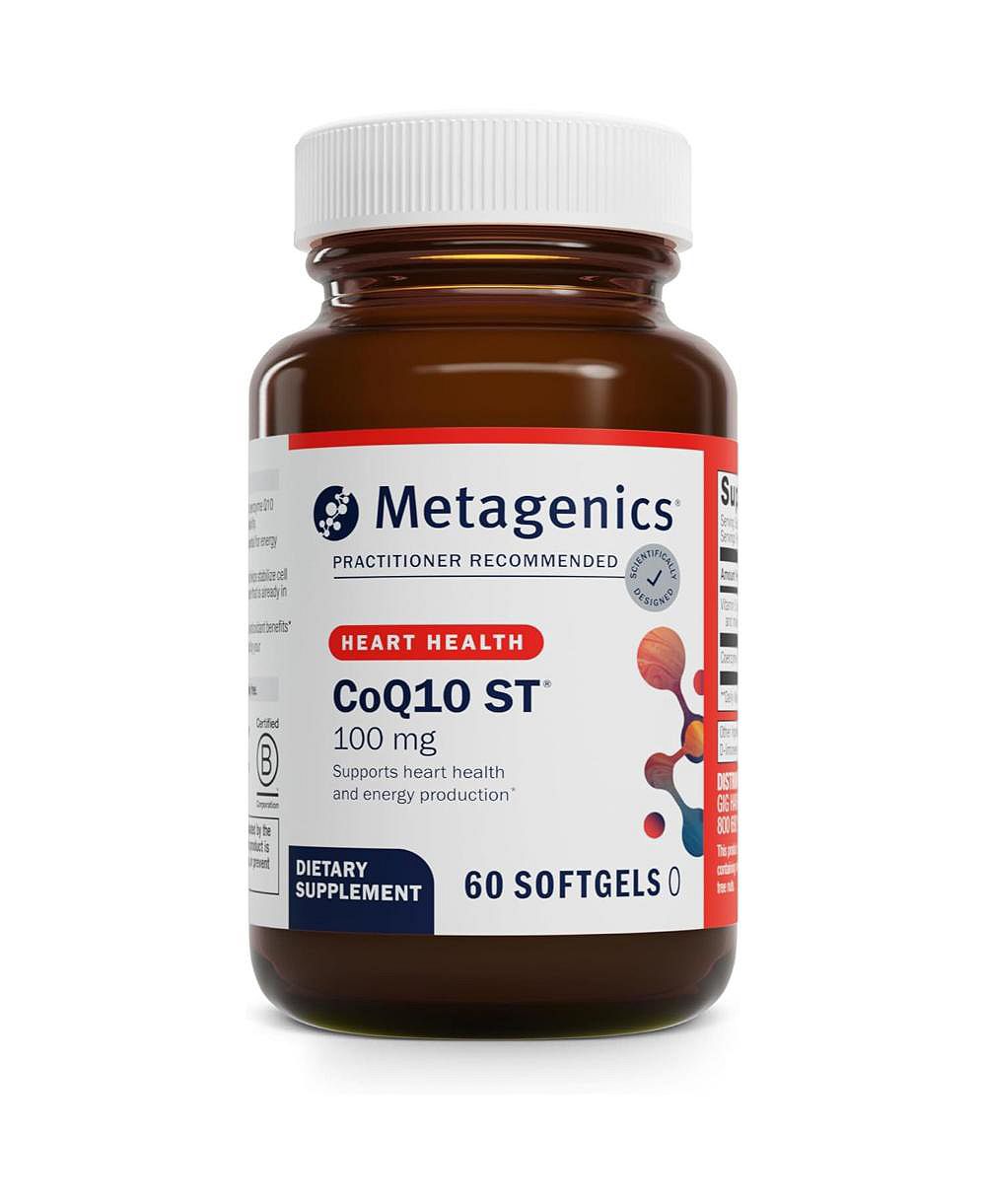 Metagenics CoQ10 ST-100 — 100 mg Ubiquinone с витамином E, 60 капсул