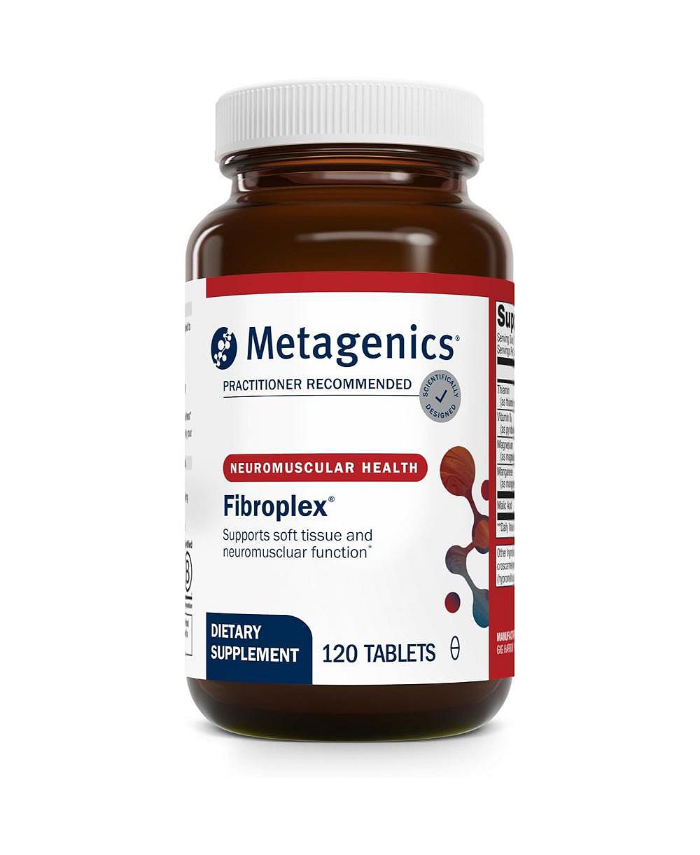 Metagenics Fibroplex магний, яблочная кислота и витамины группы B для поддержки организма, 120 таблеток
