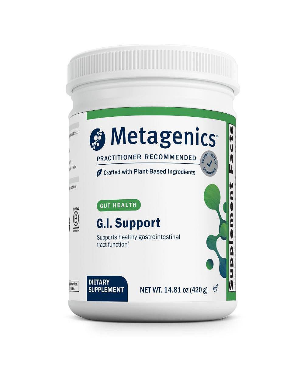 Пищевая добавка Metagenics G.I. Support, Gastric Mucosa Support, Gluten Free, Non GMO Antioxidant, 14.81 Ounce Powder