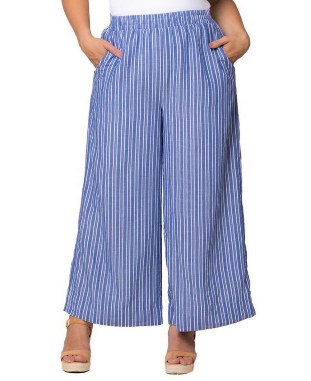 Брюки Kiyonna Plus Size Eva Wide Leg Palazzo