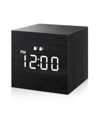 Мини цифровой будильник JALL, 2.5 Inch, с двойным сигналом, USB питание, регулируемая яркость