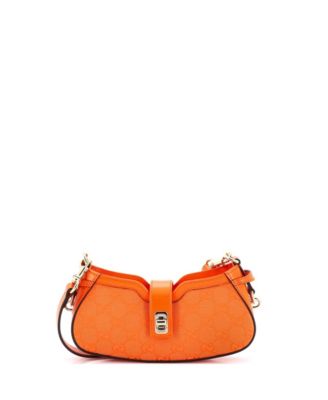 Pre-Owned Gucci Mini Moon Side Shoulder Bag GG Canvas