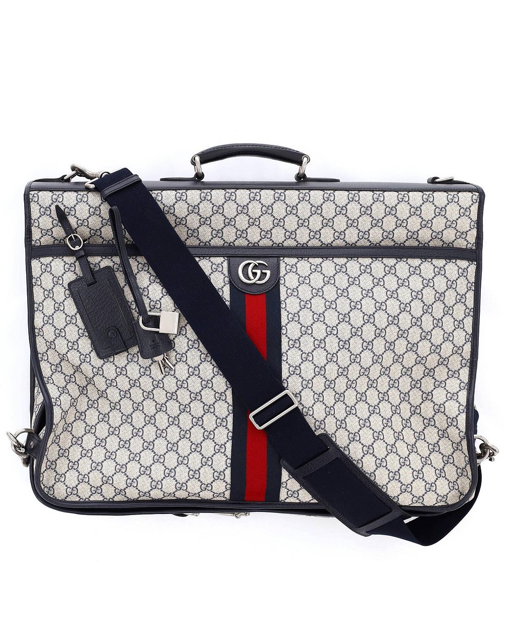 Pre-Owned Gucci Сумка для одежды Savoy Web из покрытого холста GG